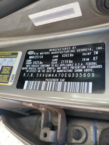 5XXGM4A70EG335609 KIA Optima Lx