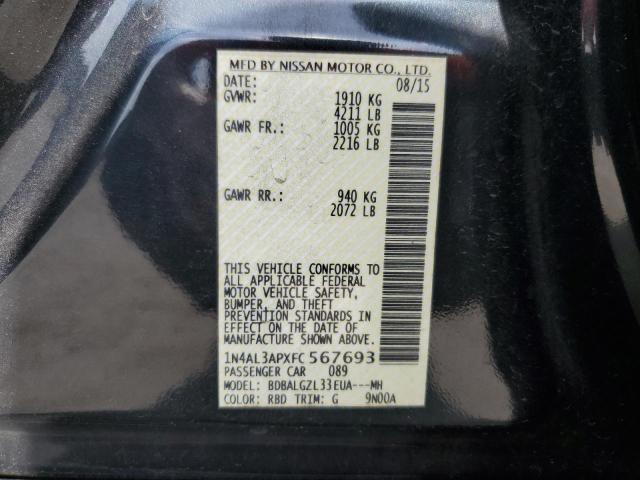 1N4AL3APXFC567693 Nissan ALTIMA 2.5