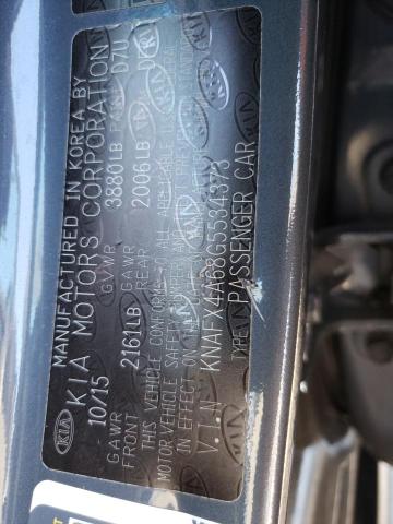 KNAFX4A68G5534373 KIA FORTE LX