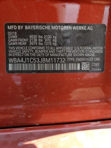 WBA4J1C53JBM11732 BMW 430i Gran Coupe