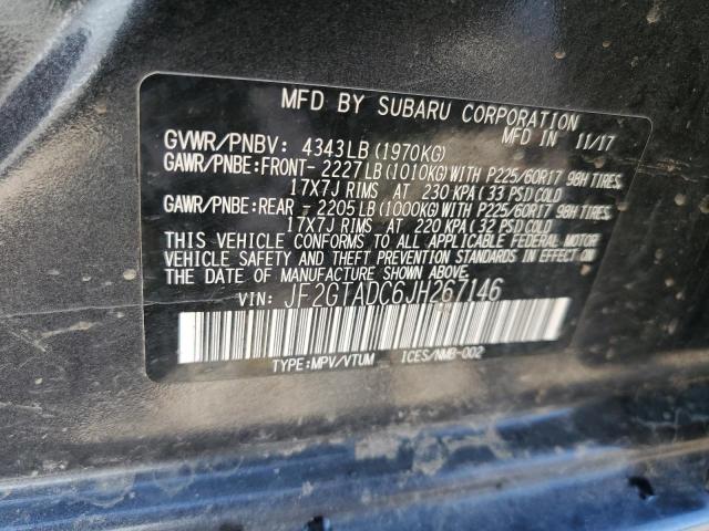 JF2GTADC6JH267146 Subaru Crosstrek Premium
