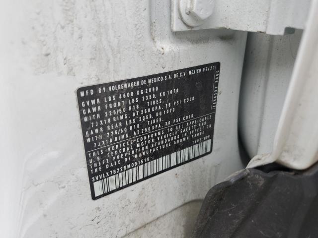 2022 VOLKSWAGEN TAOS SE IQ - 3VVLX7B22NM091519