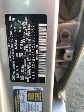 5XXGN4A7XEG330821 KIA OPTIMA EX
