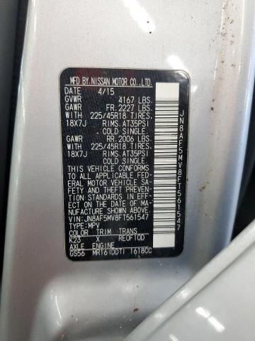 2015 NISSAN JUKE S - JN8AF5MV8FT561547
