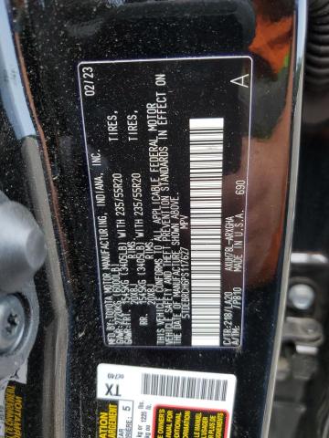 VIN 5TDEBRCH6PS117627 2023 Toyota Highlander, Hybri... no.13