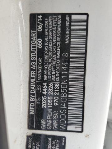 WDDSJ4GB5EN114418 Mercedes-Benz CLA 250 4MATIC