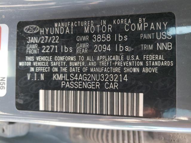 2022 HYUNDAI ELANTRA SE - KMHLS4AG2NU323214