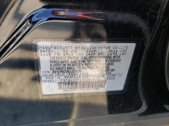 3N1CP5CV4LL507085 Nissan KICKS SV