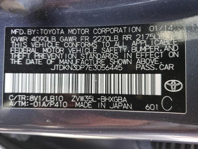 JTDKN3DP7E3056445 Toyota PRIUS PLUG-IN
