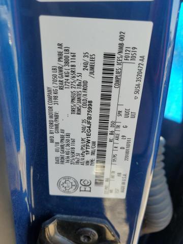 1FTFW1EG4JFB75998 Ford F150 Supercrew