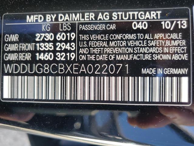 WDDUG8CBXEA022071 Mercedes-Benz S 550