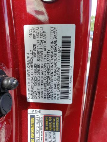 5J6RT6H82NL032993 | 2022 HONDA CR-V EXL