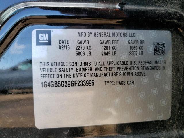1G4GB5G39GF233996 Buick Lacrosse