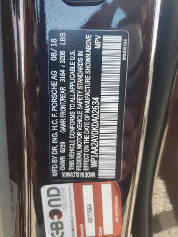 WP1AA2AY0KDA02634 Porsche Cayenne