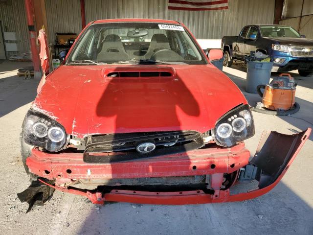 VIN: JF1GD29695G522880 Auction: COPART Lot: 65828483 Location: WI - APPLETON JF1GD29695G522880 SUBARU WRX 2005 RED Photo 5