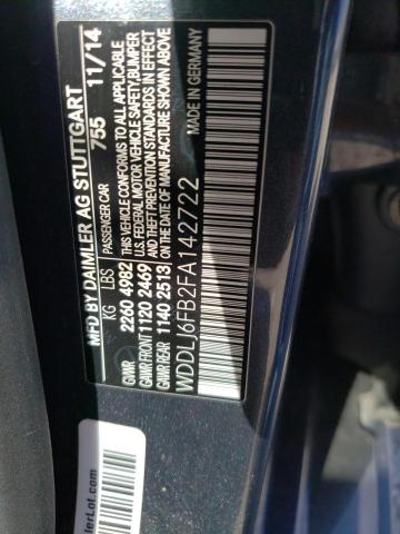 2015 MERCEDES-BENZ CLS 400 - WDDLJ6FB2FA142722