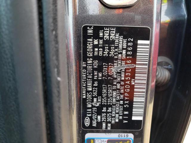 5XYPGDA53LG618682 KIA SORENTO S