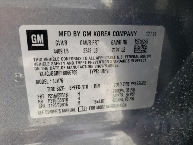KL4CJGSB8FB066708 Buick Encore