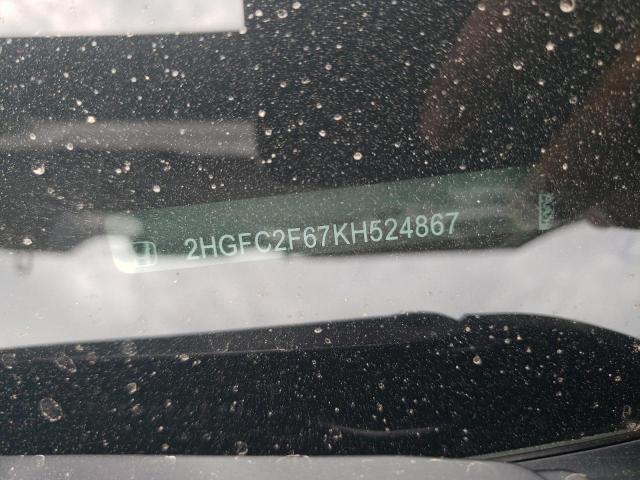 2HGFC2F67KH524867 Honda Civic Lx