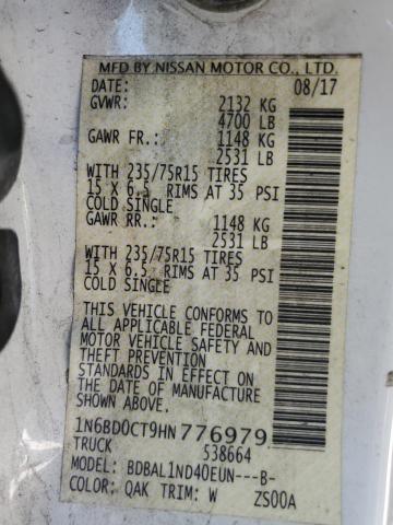 1N6BD0CT9HN776979 Nissan FRONTIER S
