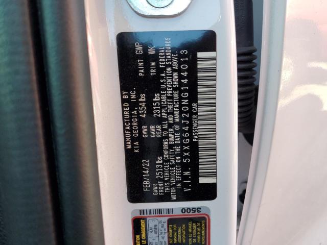 5XXG64J20NG144013 KIA K5 GT LINE