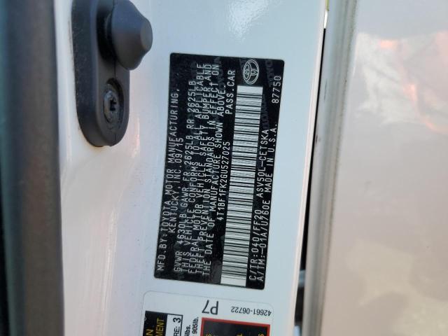 4T1BF1FK2GU527025 Toyota CAMRY LE