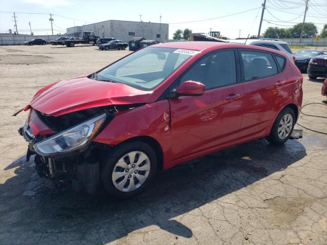 Lot #2423545106 2015 HYUNDAI ACCENT GS salvage car