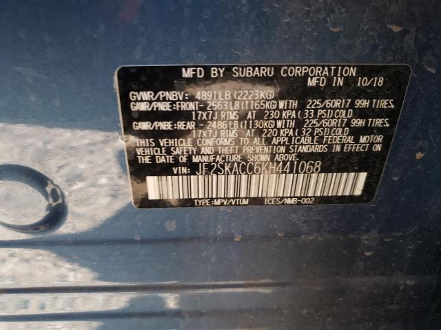 JF2SKACC6KH441068 Subaru Forester