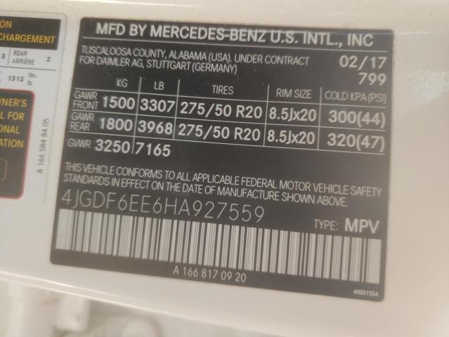 4JGDF6EE6HA927559 Mercedes-Benz Gls 450 4matic