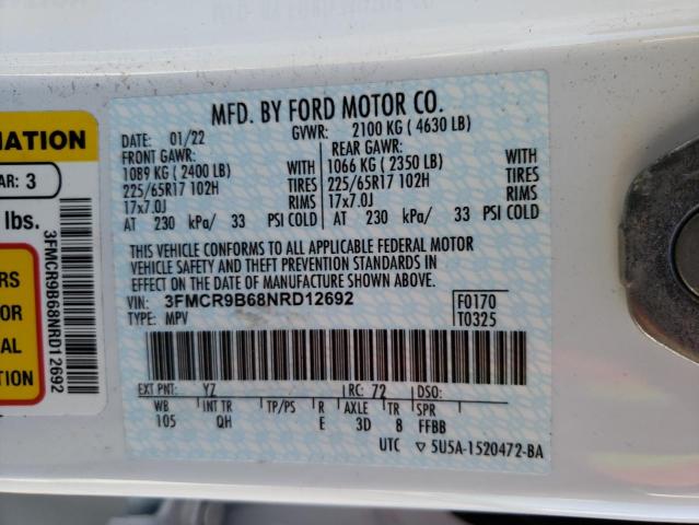 3FMCR9B68NRD12692 Ford Bronco Sport Big Bend