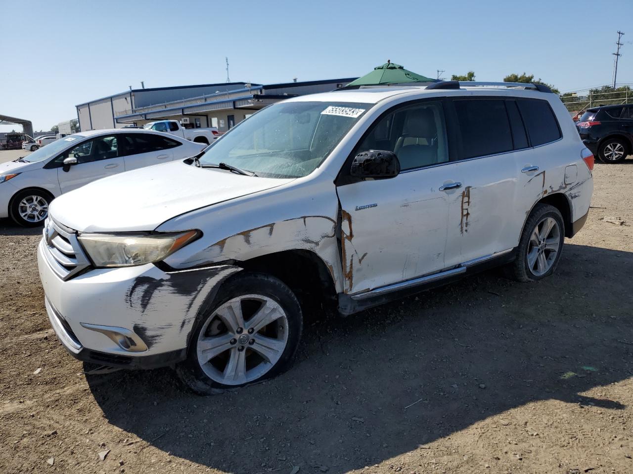 TOYOTA HIGHLANDER 2011 white 4dr spor gas 5TDYK3EH3BS044118 photo #1