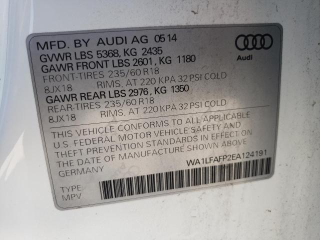 VIN WA1LFAFP2EA124191 2014 Audi Q5, Premium Plus no.13