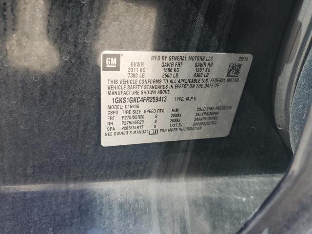 1GKS1GKC4FR259413 GMC Yukon Xl C1500 Sle