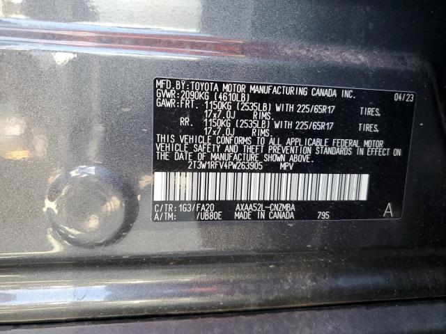 2T3W1RFV4PW263905 Toyota RAV4 XLE 13