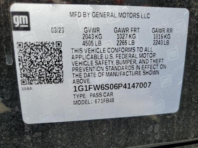 2023 CHEVROLET BOLT EV 1L 1G1FW6S06P4147007