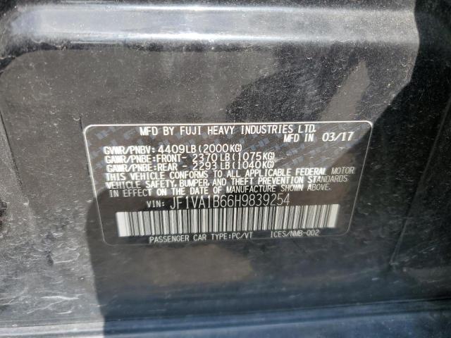 JF1VA1B66H9839254 Subaru WRX