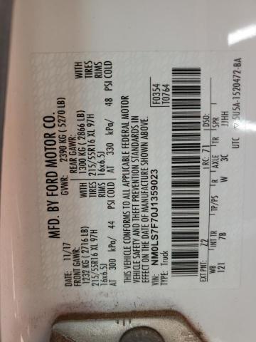 NM0LS7F70J1359023 Ford Transit Connect Xlt