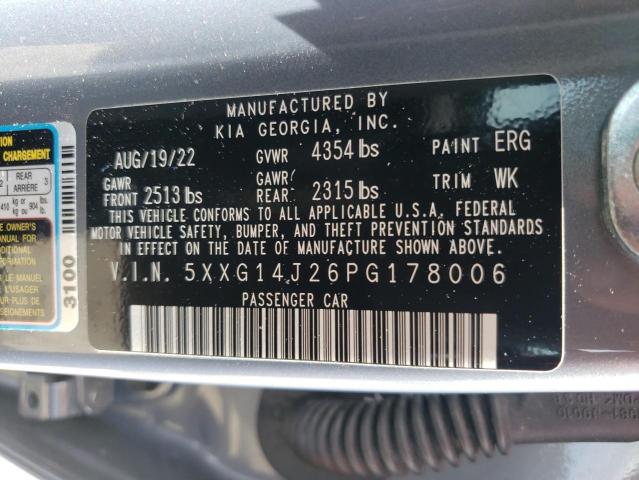 5XXG14J26PG178006 KIA K5 LXS