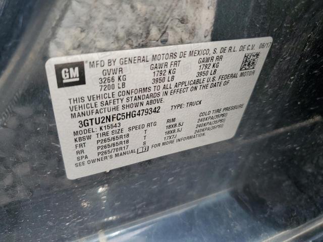 3GTU2NEC5HG479342 GMC Sierra K1500 Slt