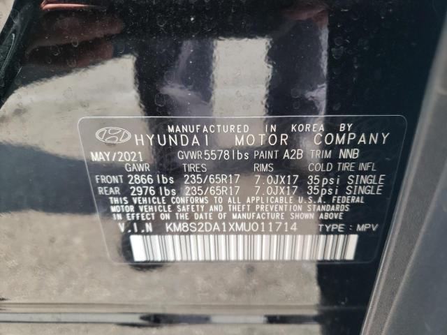 2021 HYUNDAI SANTA FE B KM8S2DA1XMU011714