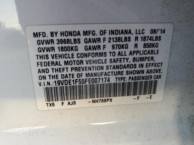 2015 ACURA ILX 20 PRE - 19VDE1F55FE007174