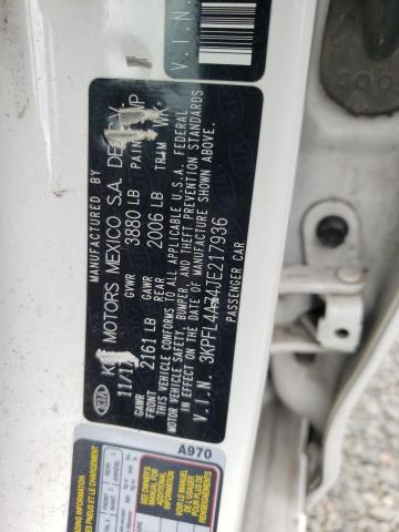 3KPFL4A74JE217936 KIA FORTE LX