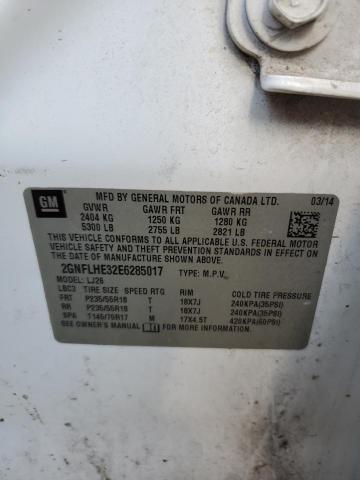 2GNFLHE32E6285017 Chevrolet Equinox Ltz