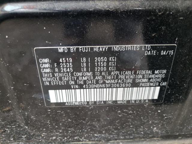 4S3BNBN69F3063690 Subaru Legacy 2.5i Limited