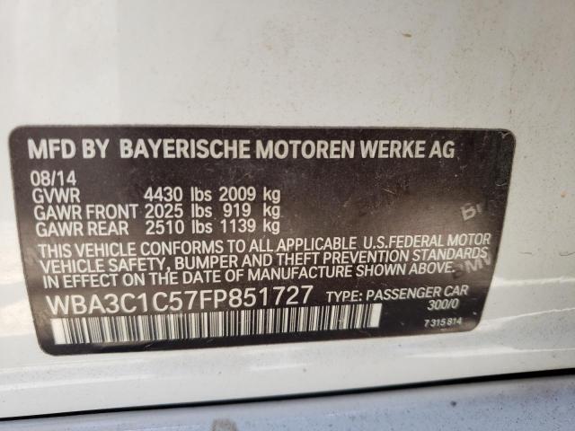 WBA3C1C57FP851727 BMW 328 I Sulev