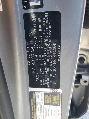 3KPF44AC7PE536458 KIA FORTE GT