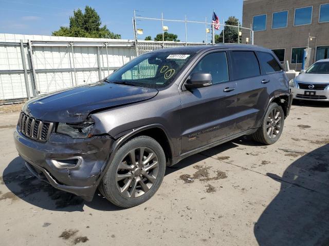 Lot #2106180063 2017 JEEP GRAND CHER salvage car