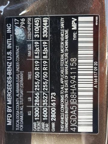 4JGDA5JB8HA941158 Mercedes-Benz GLE 350