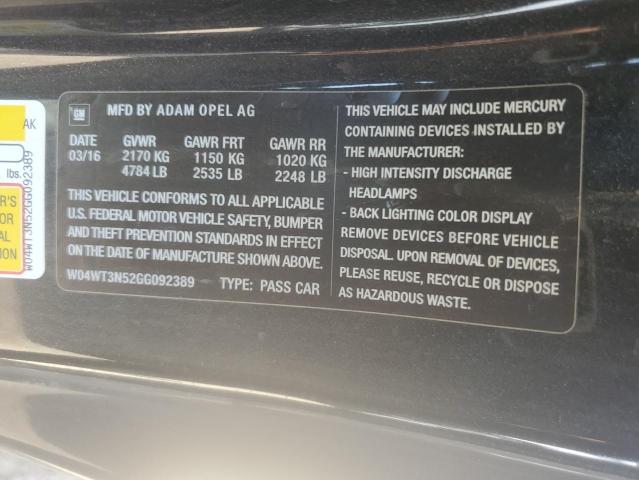 W04WT3N52GG092389 Buick Cascada Premium