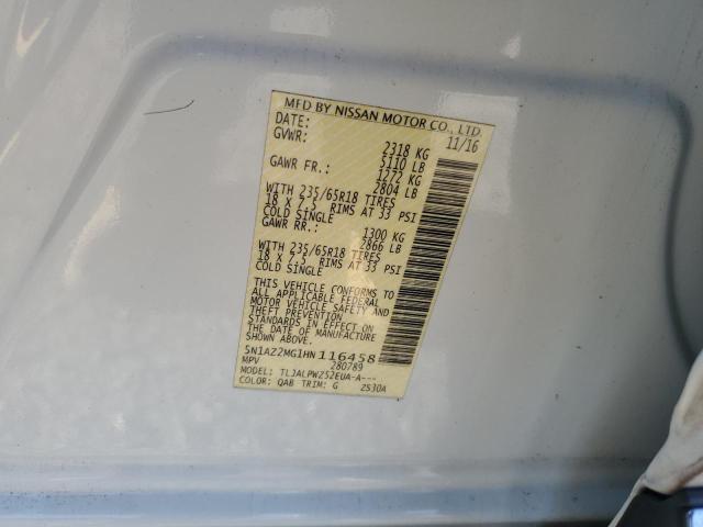 5N1AZ2MG1HN116458 Nissan MURANO S
